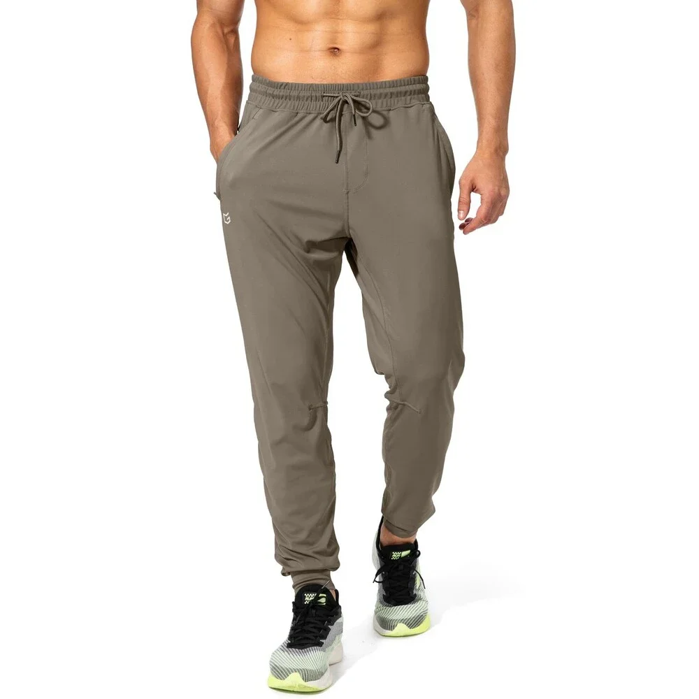 G Men's Gradual Sweatpants Zipper Pockets Athletic Pants Traning Track Joggers M